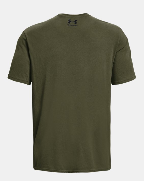 Men's UA Freedom Chest Graphic T-Shirt, Green, pdpMainDesktop image number 5